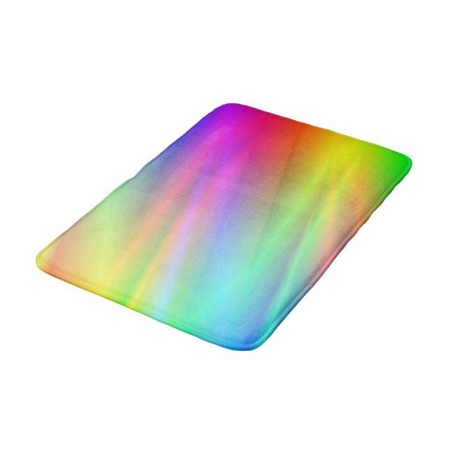 Rainbow Mönster Badrumsmatta (Vinklad)