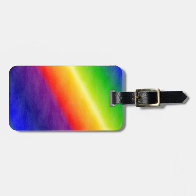 Rainbow Mönster Bagagebricka (Horisontell Framsida)