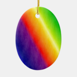 Rainbow Mönster Julgransprydnad Keramik