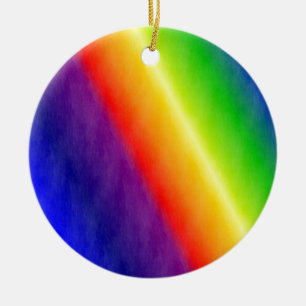 Rainbow Mönster Julgransprydnad Keramik