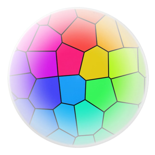 Rainbow Mönster Knopp (Framsidan)