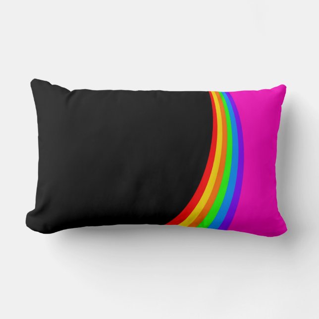 RAINBOW MÖNSTER LUMBARKUDDE (Framsida)
