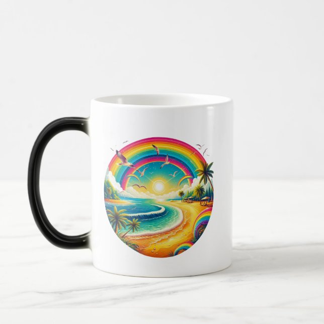 Rainbow Morphing Magisk Mugg (Vänster)