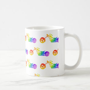 Rainbow Mortocycle Kaffemugg