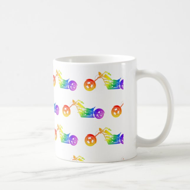 Rainbow Mortocycle Kaffemugg (Höger)