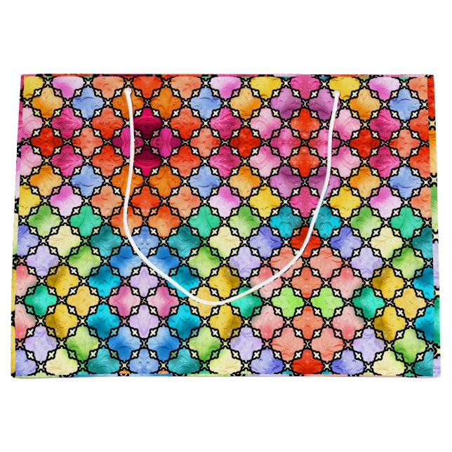 Rainbow mosaic mönster (Framsidan)