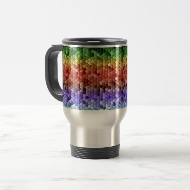 Rainbow Mosaic Pattern Resemugg (Framsida vänster)