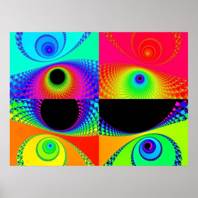 Rainbow Mosaic Poster (Framsidan)