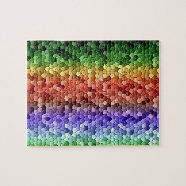Rainbow Mosaic Pussel (Horisontell)