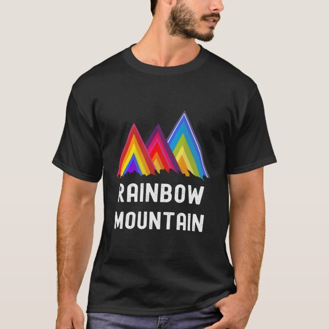 Rainbow Mountain Cusco-Peru T Shirt (Framsida)