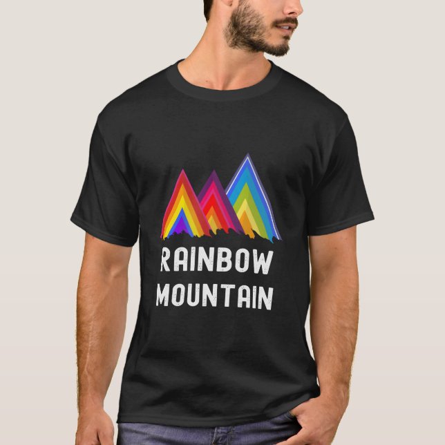 Rainbow Mountain Cusco-Peru T Shirt (Framsida)