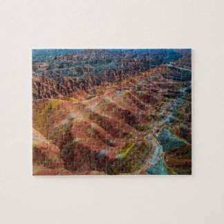 Rainbow Mountains Jigszle Puzzle Pussel