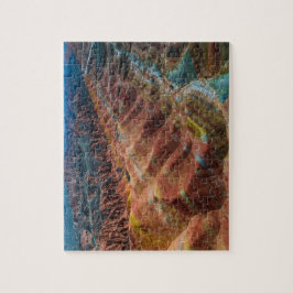 Rainbow Mountains Jigszle Puzzle Pussel
