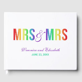 Rainbow Mrs. & Mrs. | LESBISK BRÖLLOP Gästböcker