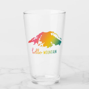 Rainbow Mt Rainier Glass Glaskopp
