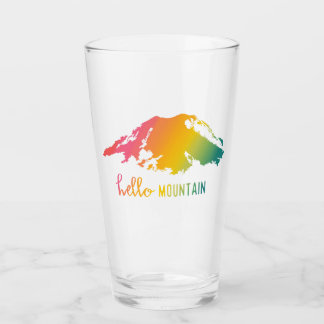 Rainbow Mt Rainier Glass Glaskopp