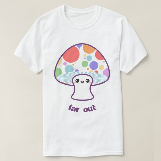 Rainbow Mushroom Tee (Design framsida)