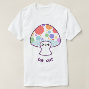 Rainbow Mushroom Tee Shirt