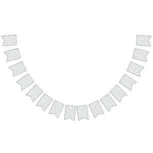 Rainbow Musik noter (White) Party Vimplar