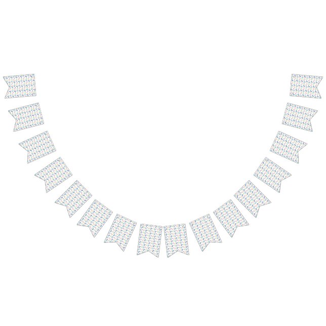 Rainbow Musik noter (White) Party Vimplar (Alla)