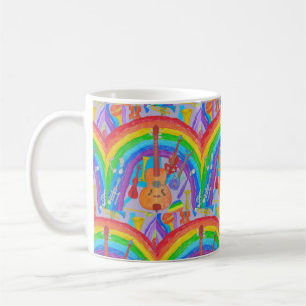 Rainbow Musiuments Band Teacher Musician Kaffemugg