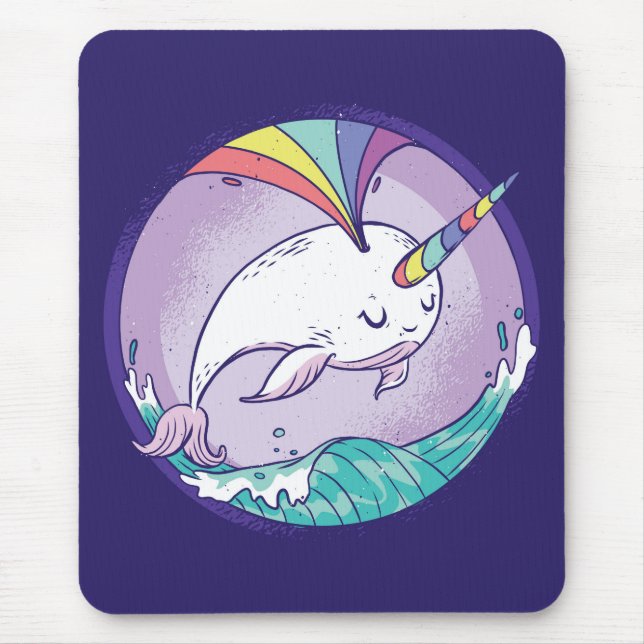 Rainbow Narwhal Musmatta (Framsidan)