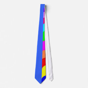 Rainbow Neck Tie Slips