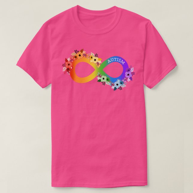 Rainbow Neurodiversity Is Beautiful ADHD Autism Aw T Shirt (Design framsida)