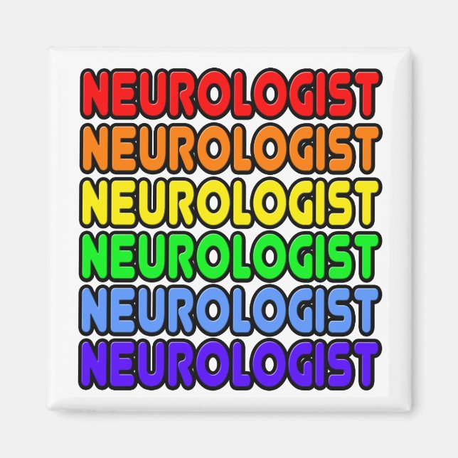 Rainbow Neurolog Magnet (Framsidan)