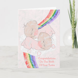 Rainbow New Born Twillingars Kort