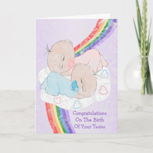 Rainbow New Born Twillingars Kort