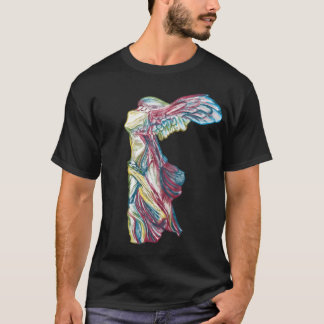 Rainbow Nike of Samothrace Sculpture Art History T Shirt