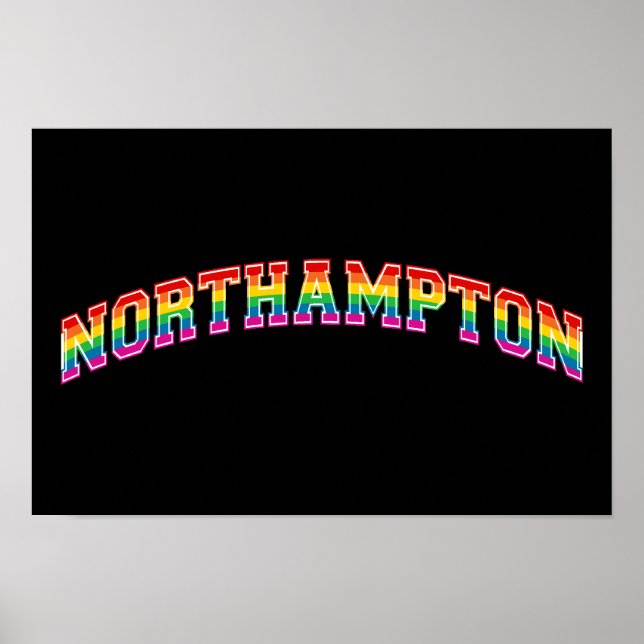 Rainbow Northampton Poster (Framsidan)