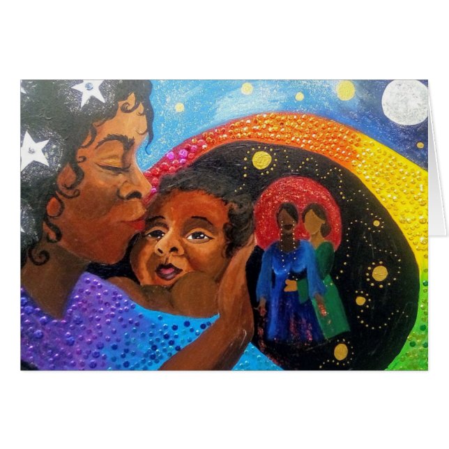 Rainbow Notecard OBS Kort (Framsidan Horizontal)