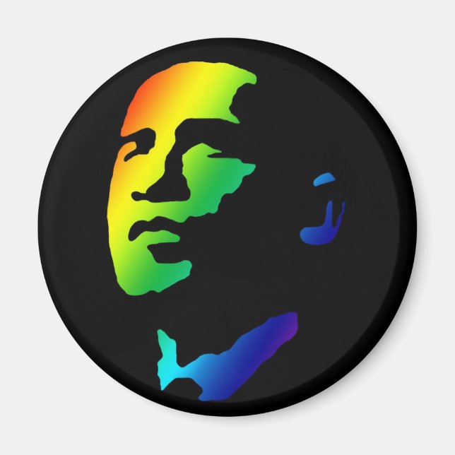 Rainbow Obama magnet (Framsidan)