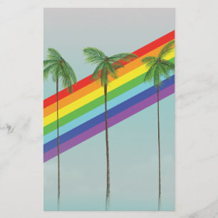 Rainbow och Handflatan Brevpapper