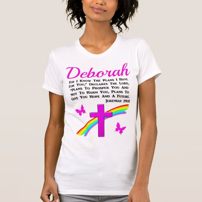 RAINBOW OCH KOR JEREMIAH 29:11 PERSONLIG T SHIRT (Framsida)