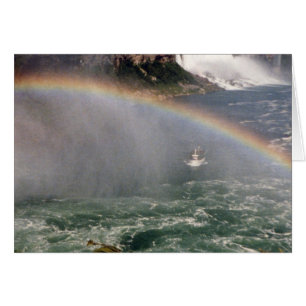 Rainbow och Niagara Hälsningskort