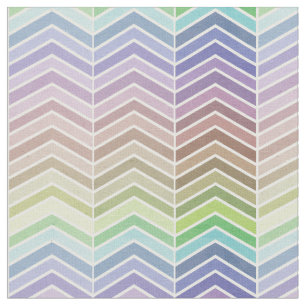 Rainbow och Textured Chevron Mönster Tyg