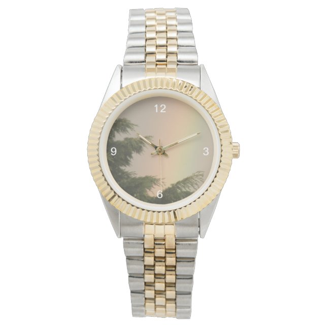 Rainbow och Träd Watch Armbandsur (Framsida)