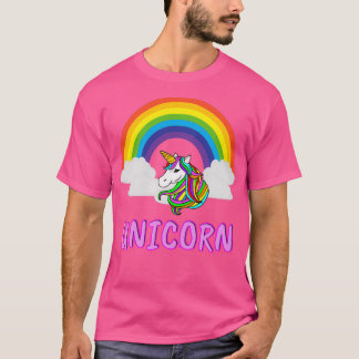 Rainbow och unicorn t shirt