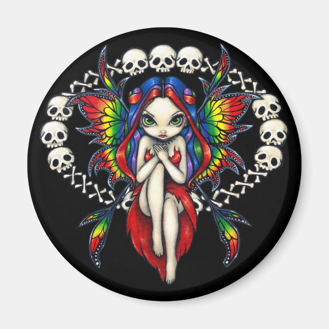 "Rainbow of Bones" Magnet (Framsidan)