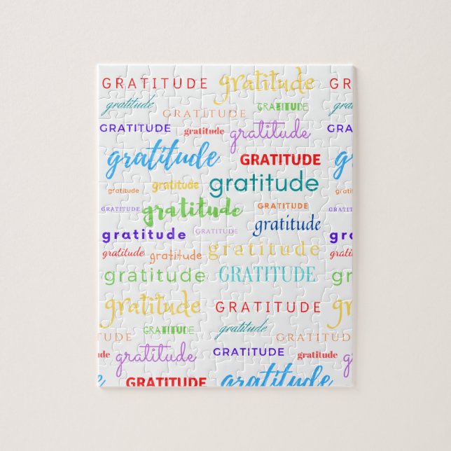 Rainbow of Gratitude Puzzle Pussel (Vertikal)