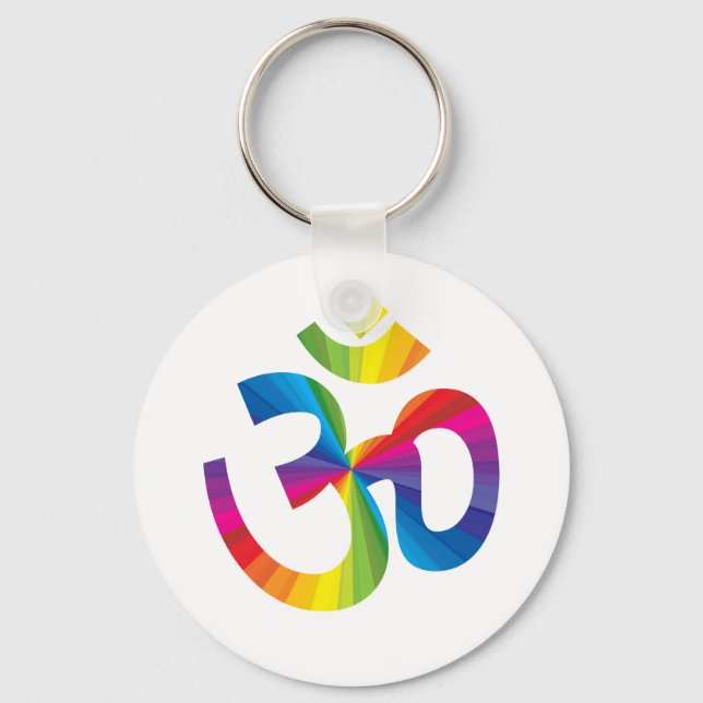 Rainbow OM Nyckelring (Framsida)