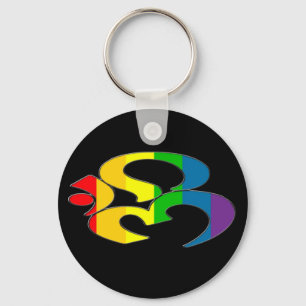 Rainbow OM Nyckelring