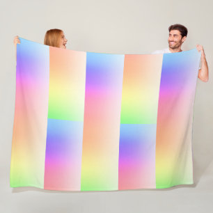Rainbow Ombre-gradient på valfri Färg Fleecefilt