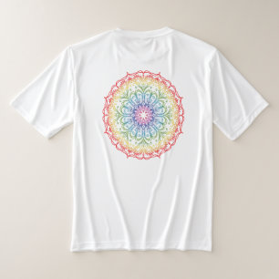 Rainbow Ombre Mandala T Shirt