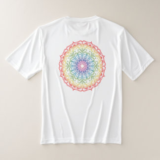 Rainbow Ombre Mandala T Shirt