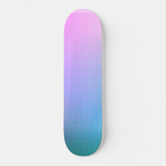 Rainbow Ombre Square Pixel Mini Skateboard Bräda 18,5 Cm