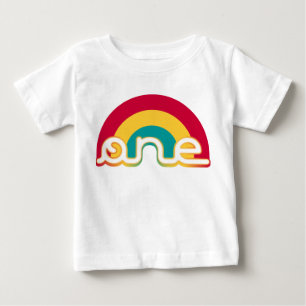 Rainbow one Birthday Tee